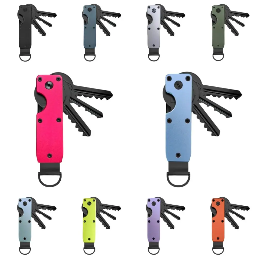 Smart Metal Key Organizer with Screwdriver Minimalist Keychain Holds 2-6 Keys Keys Fob for Keys Less Than 6.2cm
Smart Metal Key Organizer with Screwdriver Minimalist Keychain Holds 2-6 Keys Keys Fob for Keys Less Than 6.2cm