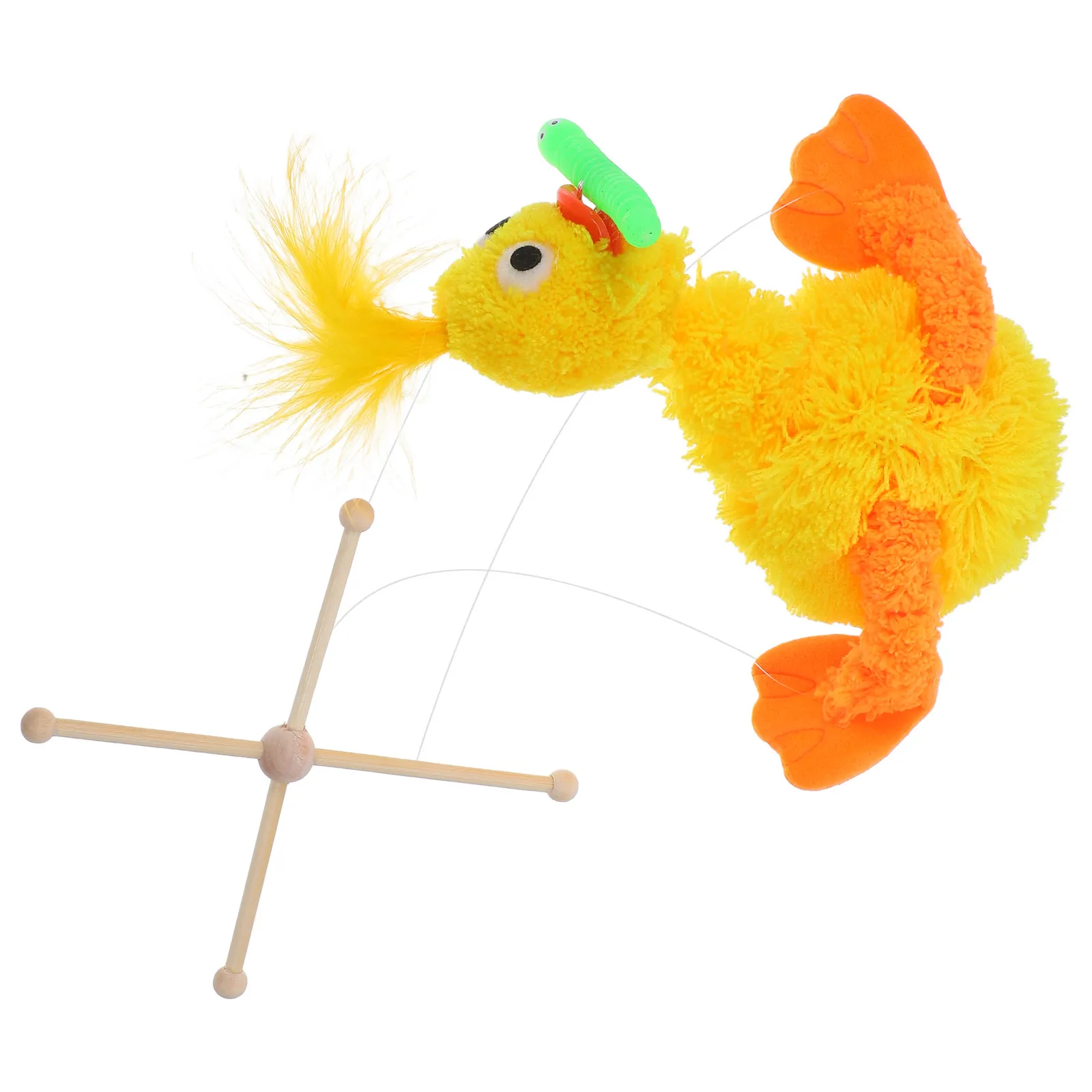 Cute String Duck Puppet Soft Marionette Pull for Kids Interactive Show Play Storytelling Prop Duck Pendant
Cute String Duck Puppet Soft Marionette Pull for Kids Interactive Show Play Storytelling Prop Duck Pendant