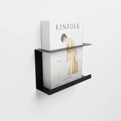 Matte Black Powder-Coated Steel Wall Shelf For Magazines, Newspapers, And Books – Heavy-Duty Mounting With Hardware Included
Matte Black Powder-Coated Steel Wall Shelf For Magazines, Newspapers, And Books – Heavy-Duty Mounting With Hardware Included