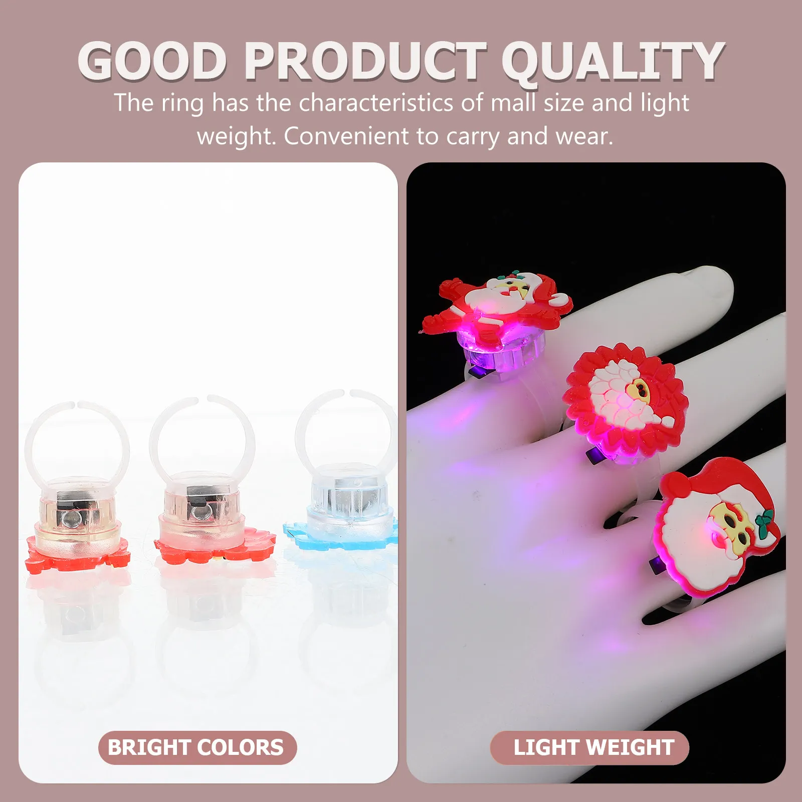 100 Pcs Toys Flash Finger Ring Colorful Glowing Rings Flashing Party Accessories LED Jewelry Favor Lights Theme
100 Pcs Toys Flash Finger Ring Colorful Glowing Rings Flashing Party Accessories LED Jewelry Favor Lights Theme
