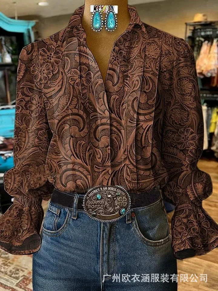 Fashionable Shirt Casual Retro-Styled Colorblock Shirt Heritage Contrast Patchwork Shirt Lightweight Long Lapel Blouse
Fashionable Shirt Casual Retro-Styled Colorblock Shirt Heritage Contrast Patchwork Shirt Lightweight Long Lapel Blouse