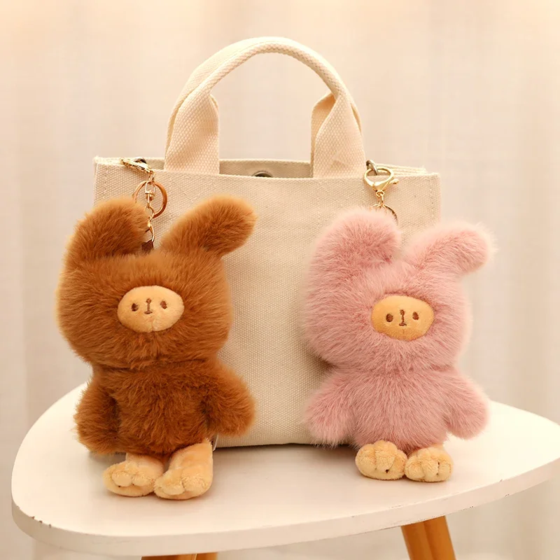 Stuffed Bunny Plush Toy Simulation Animal Brown White Rabbit Pendant for Kids Girl Lovely Doll Handbag Ornament Pendant Gift
Stuffed Bunny Plush Toy Simulation Animal Brown White Rabbit Pendant for Kids Girl Lovely Doll Handbag Ornament Pendant Gift