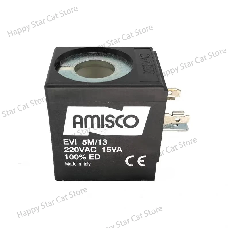 Original AMISCO EVI5M/13 AC220V EVI 5M/13 Solenoid Valve Coil EVI 5C13 DC24V EVI5C13 Inner Aperture:13MM Height:40MM
Original AMISCO EVI5M/13 AC220V EVI 5M/13 Solenoid Valve Coil EVI 5C13 DC24V EVI5C13 Inner Aperture:13MM Height:40MM