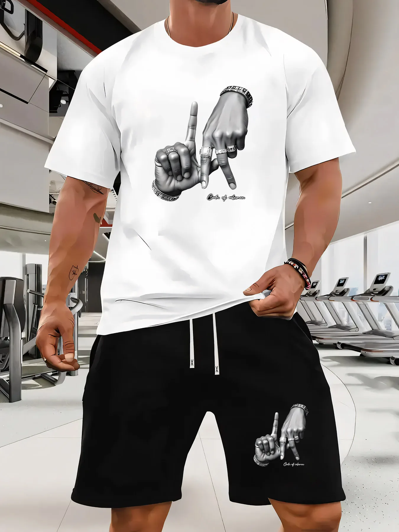 2026 Summer New Men's Short-Sleeved Set with 3D Trendy Pattern Printing Casual and Fashionable Street Style Comfortable and Soft
2026 Summer New Men's Short-Sleeved Set with 3D Trendy Pattern Printing Casual and Fashionable Street Style Comfortable and Soft