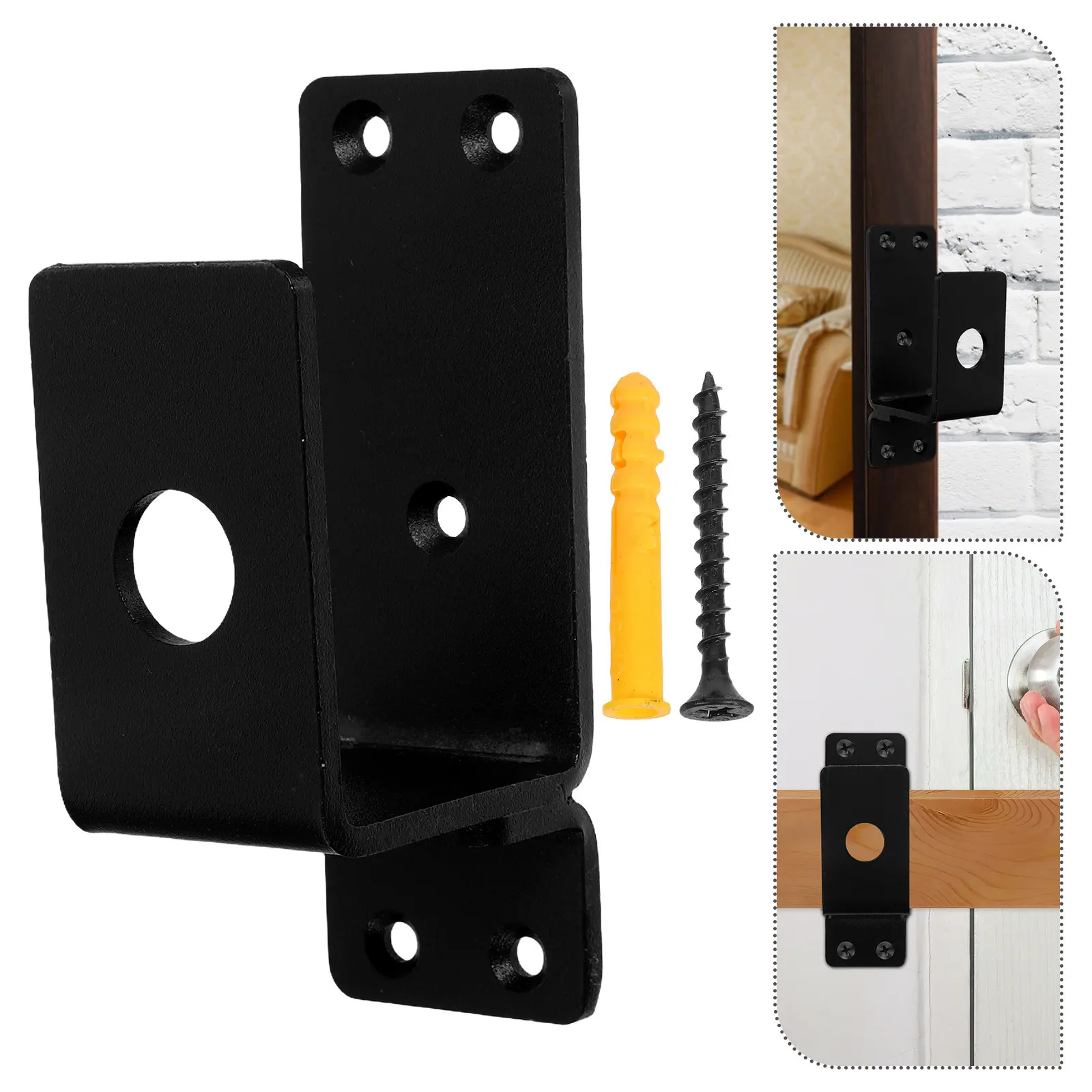 Door Barricade Bracket Heavy Duty U Shaped Metal Holder Easy Install Home Security Barrier Apartment Shed Door Stopper
Door Barricade Bracket Heavy Duty U Shaped Metal Holder Easy Install Home Security Barrier Apartment Shed Door Stopper