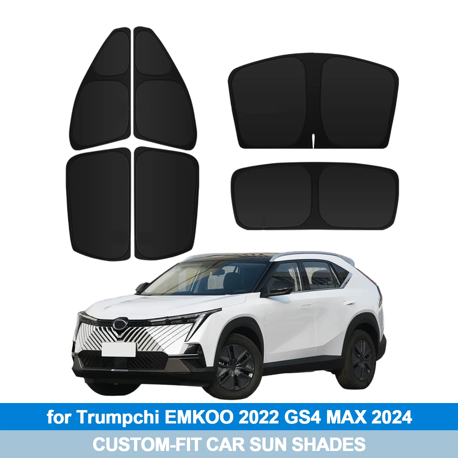 For Trumpchi EMKOO 2022 GS4 MAX 2024 Windshield Sun Shade Side Window Shades Cover Sun Visor Shield Privacy Protection
For Trumpchi EMKOO 2022 GS4 MAX 2024 Windshield Sun Shade Side Window Shades Cover Sun Visor Shield Privacy Protection