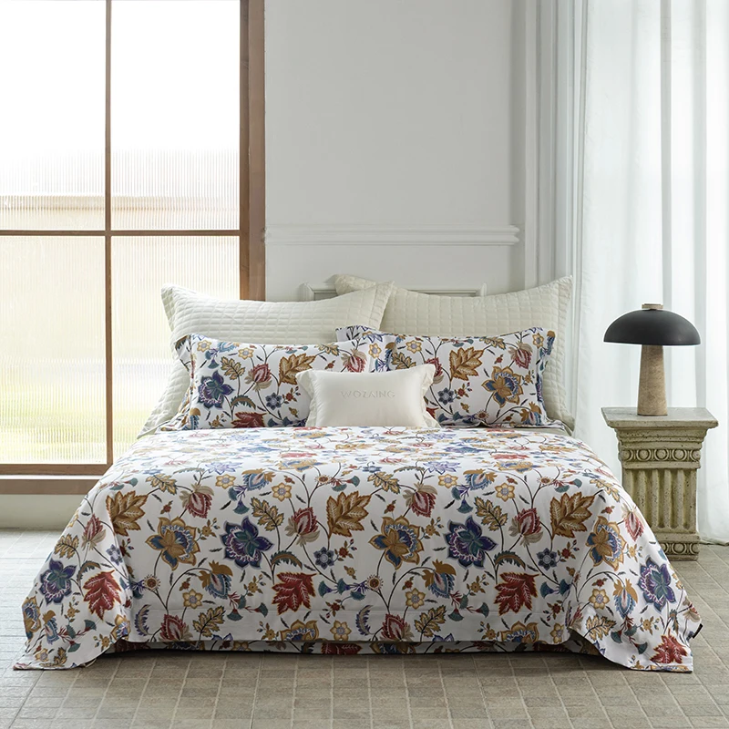 Premium 600TC Egyptian Cotton Vintage Floral Print Luxury Bedding Set Duvet Cover Flat/Fitted Bed Sheet Pillowcases 4Pcs
Premium 600TC Egyptian Cotton Vintage Floral Print Luxury Bedding Set Duvet Cover Flat/Fitted Bed Sheet Pillowcases 4Pcs
