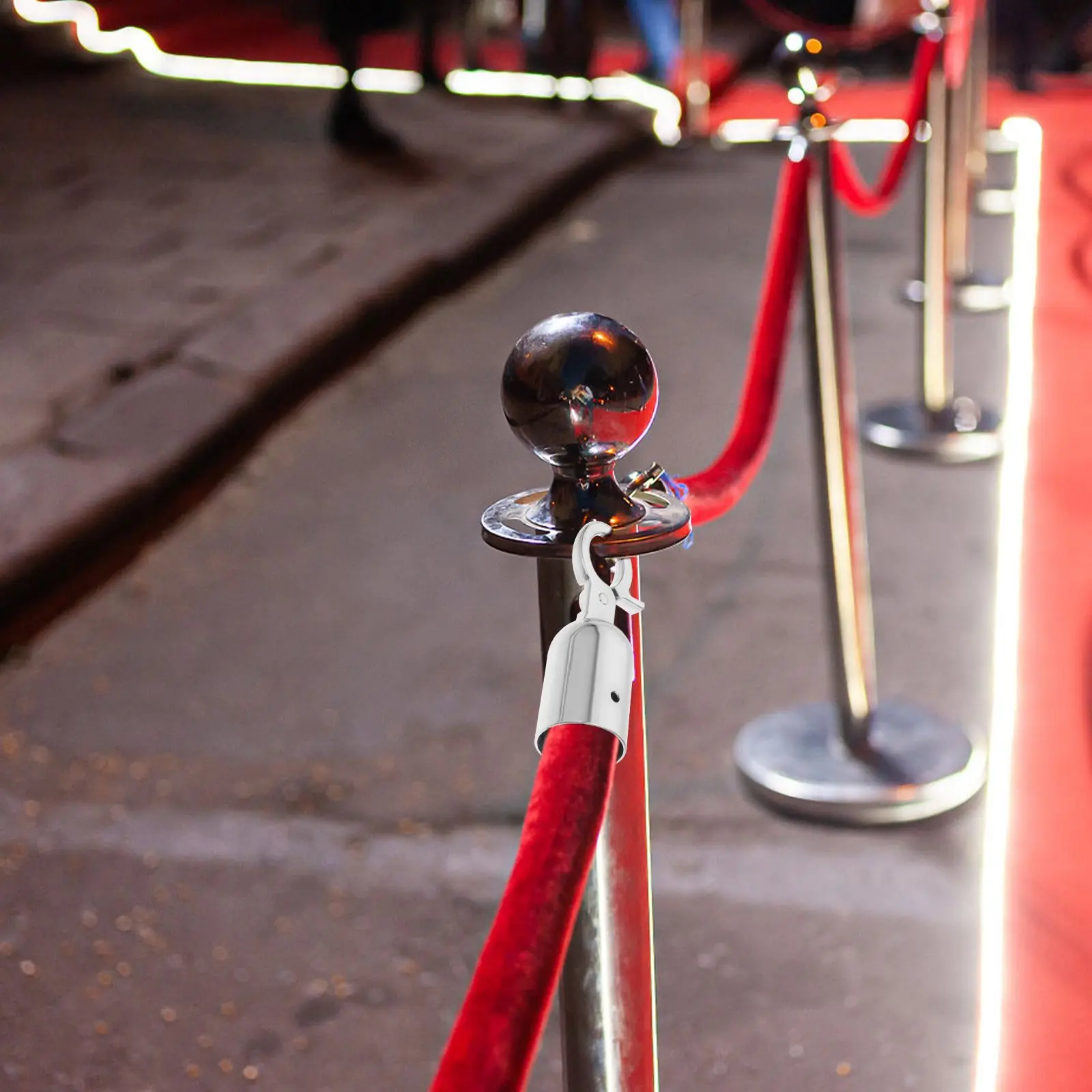 2 Pcs Rope End Stop Silver Fittings Red Velvet Deck Balustrade Snap Handrail Cap Stainless Steel Hook Cord Stoppers
2 Pcs Rope End Stop Silver Fittings Red Velvet Deck Balustrade Snap Handrail Cap Stainless Steel Hook Cord Stoppers