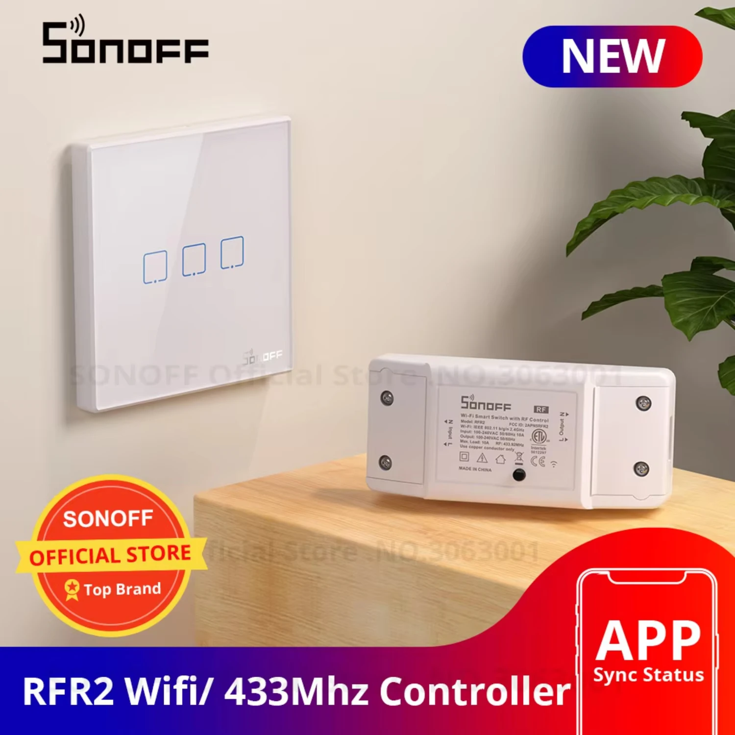 Hot Sale RF R2 WiFi ,Smart On Off Light Switches Support APP/433 RF/Voice Remote Control DIY Module
Hot Sale RF R2 WiFi ,Smart On Off Light Switches Support APP/433 RF/Voice Remote Control DIY Module