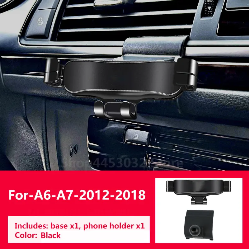 Гравитационный Автомобильный держатель для телефона для Audi A6, без блока вентиляции, в комплекте со специальным кронштейном, поворотные аксессуары 2012-2018
Гравитационный Автомобильный держатель для телефона для Audi A6, без блока вентиляции, в комплекте со специальным кронштейном, поворотные аксессуары 2012-2018
