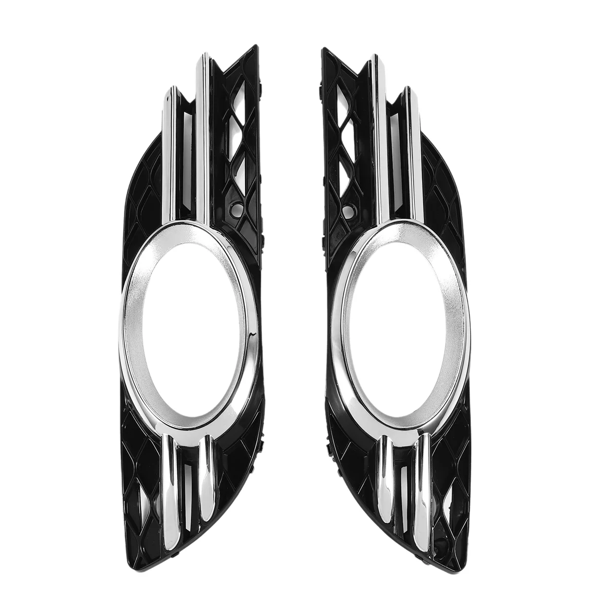 Car Front Fog Light Grill Chrome Trim Cover Set for Mercedes-Benz E-Class W211 07-09 A2118851174