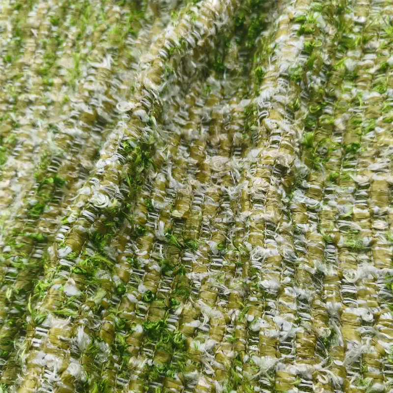 Green Color Jacquard Yarn-Dyed Braide Tweed Fabric For Autumn Jacket Dress Suit Coat DIY Cloth Sewing Material
Green Color Jacquard Yarn-Dyed Braide Tweed Fabric For Autumn Jacket Dress Suit Coat DIY Cloth Sewing Material