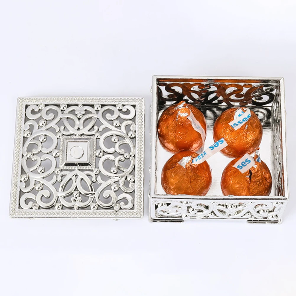 24pcs Mini Gift Boxes Square C y Plastic Eco Friendly Hollow Cube Goody Treat Container Party Favors Silver Gable Box Storage
24pcs Mini Gift Boxes Square C y Plastic Eco Friendly Hollow Cube Goody Treat Container Party Favors Silver Gable Box Storage
