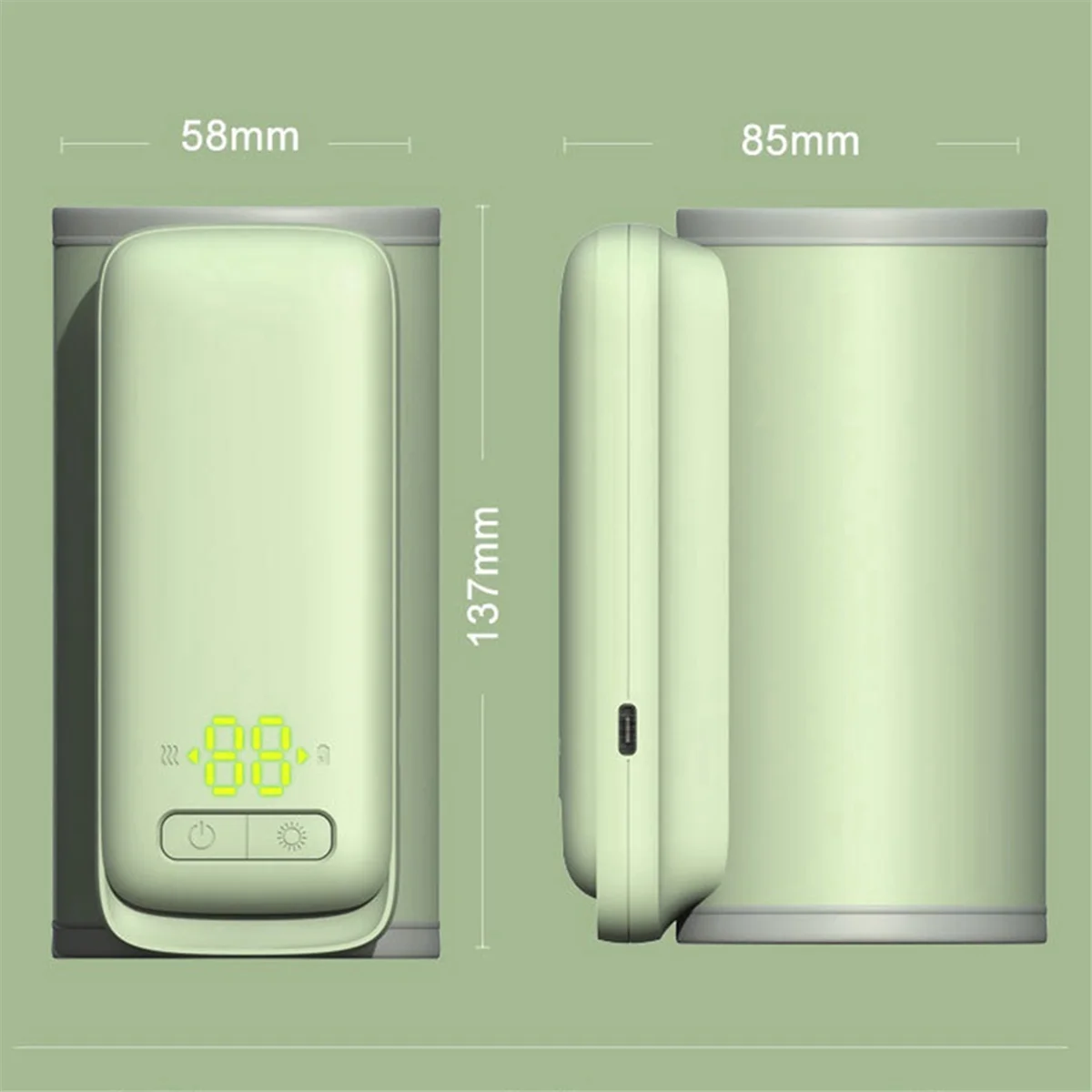 CHFL Bottle Heating Jacket 6Levels Adjustment Temperature Display Night Light Lighting Portable Baby Bottle Heater 6000Amh A
CHFL Bottle Heating Jacket 6Levels Adjustment Temperature Display Night Light Lighting Portable Baby Bottle Heater 6000Amh A