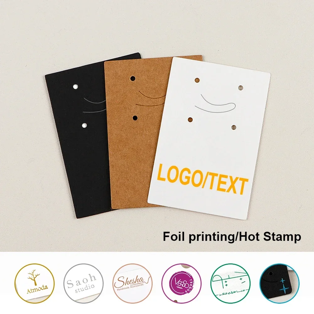 100PCS 4x6cm Custom Golden Brand Logo Earrings Card Personalize Black Display Holder For Charm Small Business Package Wholesale
100PCS 4x6cm Custom Golden Brand Logo Earrings Card Personalize Black Display Holder For Charm Small Business Package Wholesale
