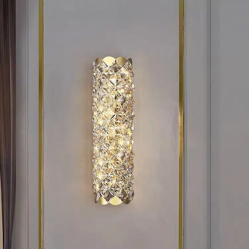 Modern High-end Crystal Wall Light Nordic Luxury Living Room Bedroom Bedside Long Wall Lamp Hotel Villa Corridor Bracket Light
Modern High-end Crystal Wall Light Nordic Luxury Living Room Bedroom Bedside Long Wall Lamp Hotel Villa Corridor Bracket Light