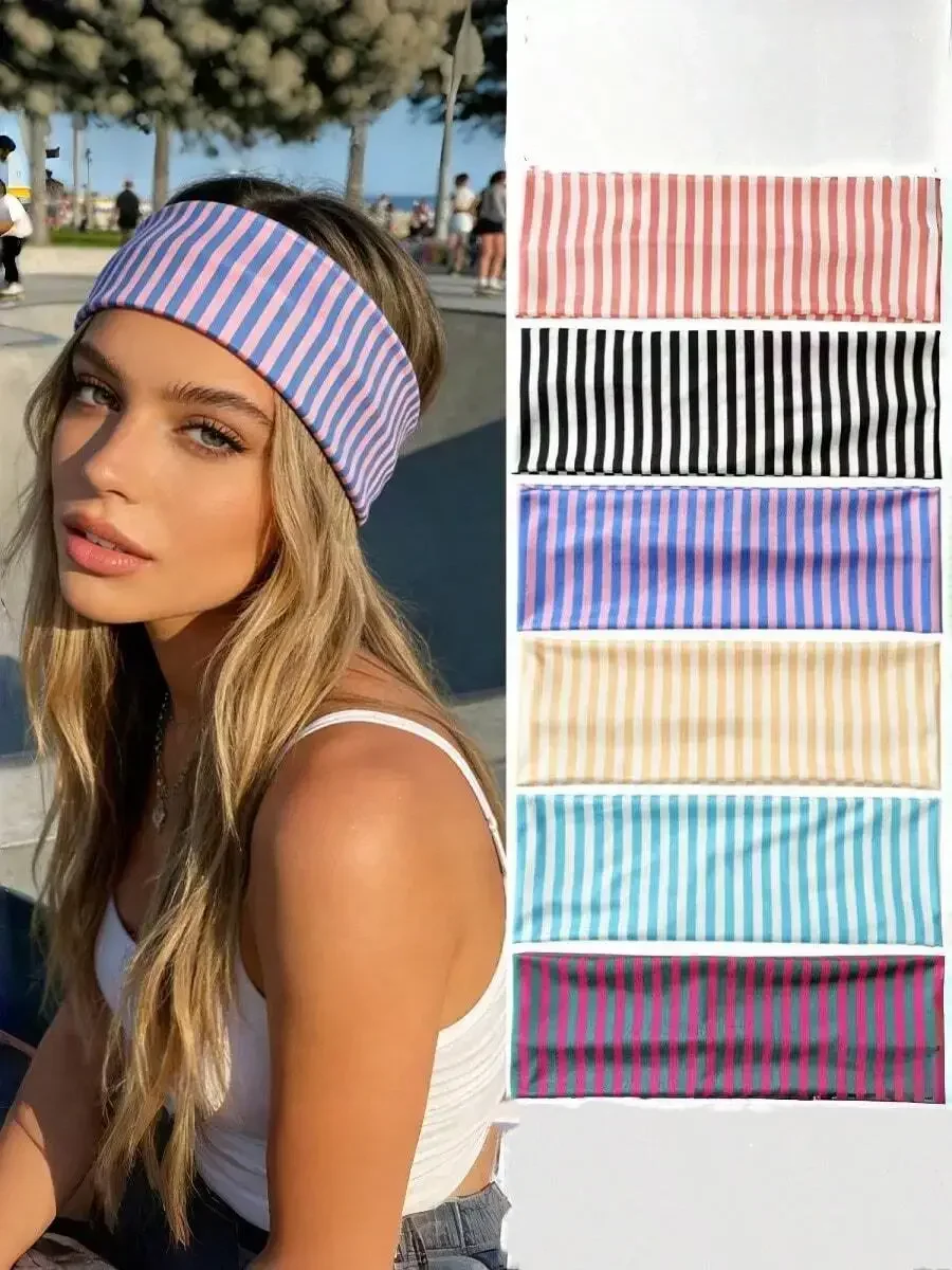 3pcs Womens Striped Elastic Sports Headbands For Daily Fitness Yoga Sweat Absorbing Hair Accessory Bohemian Style
3pcs Womens Striped Elastic Sports Headbands For Daily Fitness Yoga Sweat Absorbing Hair Accessory Bohemian Style