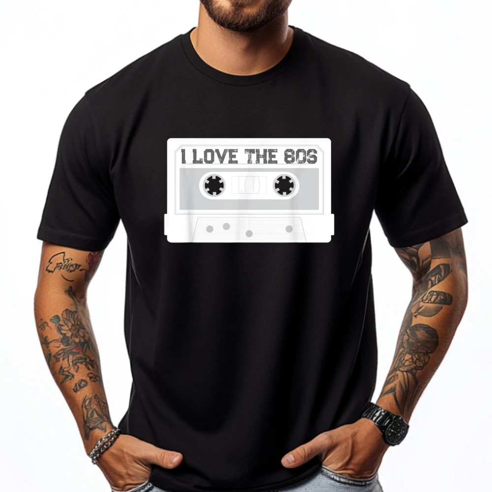 I Love The 80s T Cassette Player 80s Music Mixtape Clothing Mans Man Clothes Graphic Tee Shirt England Style
I Love The 80s T Cassette Player 80s Music Mixtape Clothing Mans Man Clothes Graphic Tee Shirt England Style