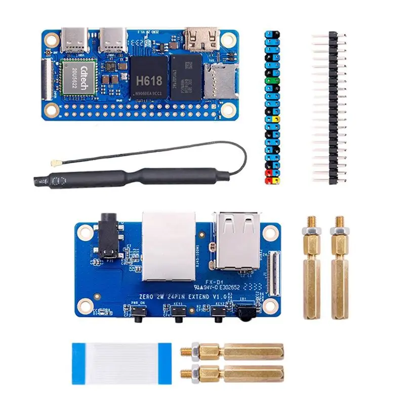 Y22A-For Orange Pi Zero 2W Development Board 2G RAM+Expansion Board DDR4 Mini PC H618 Wifi5 Bluetooth5.0 Support 4K 60FPS Easy T
Y22A-For Orange Pi Zero 2W Development Board 2G RAM+Expansion Board DDR4 Mini PC H618 Wifi5 Bluetooth5.0 Support 4K 60FPS Easy T