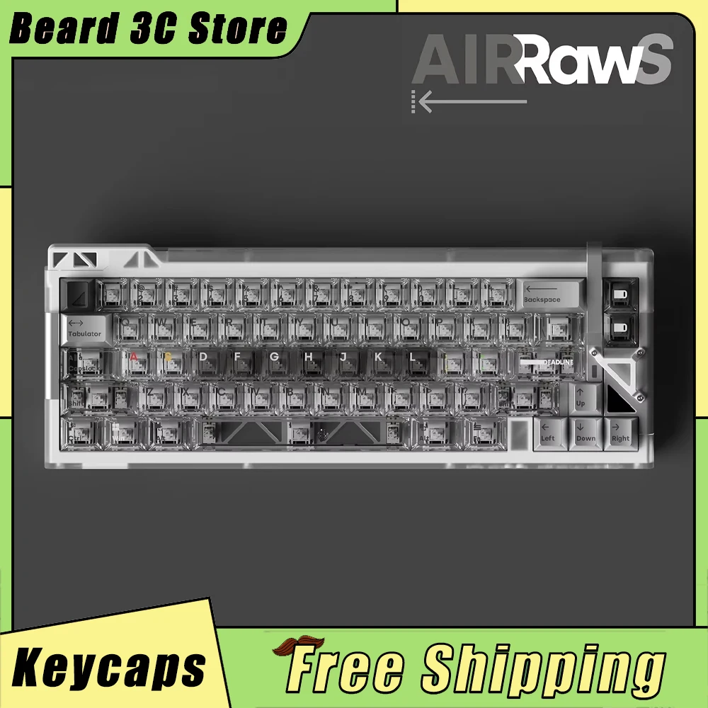 DEADLINE AirRawS Keycaps Cherry Profile PC Keycaps Set For Mechanical Keyboard Transparent Key Cap PC Gamer Accessories Gifts
DEADLINE AirRawS Keycaps Cherry Profile PC Keycaps Set For Mechanical Keyboard Transparent Key Cap PC Gamer Accessories Gifts