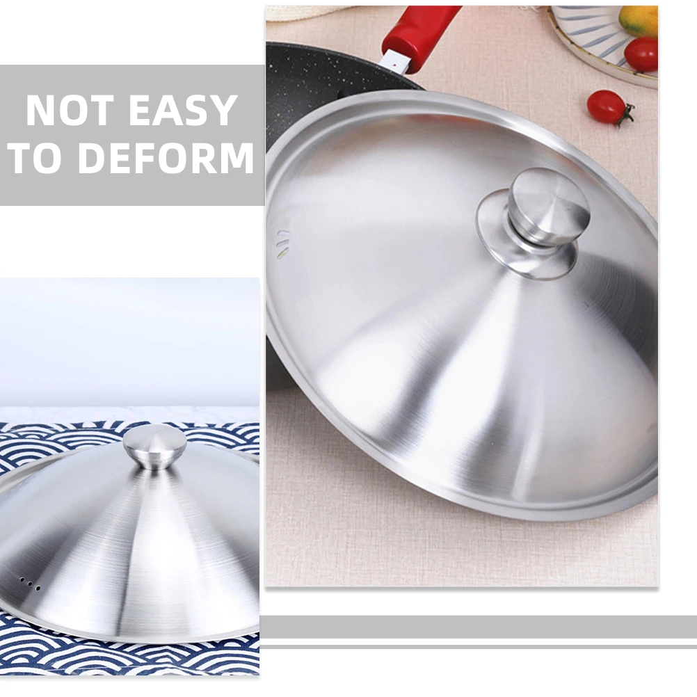 Stainless Steel Pot Lid 34cm Kitchen Accessory Replacement Cover Pans Pots Fry Pan Lids Universal Skillet Cookware Part
Stainless Steel Pot Lid 34cm Kitchen Accessory Replacement Cover Pans Pots Fry Pan Lids Universal Skillet Cookware Part