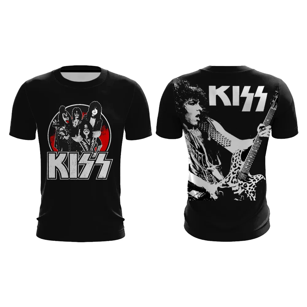 Kiss Band T shirt 3D printing Fashion Rock Pop Men Women Casual Quick-drying and breathable summer Short Sleeve tops
Kiss Band T shirt 3D printing Fashion Rock Pop Men Women Casual Quick-drying and breathable summer Short Sleeve tops