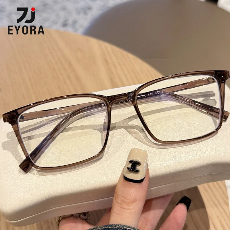 EYORA Classic Business Square TR90 Reading Glasses for Men Anti Blue Light Photochromic Glasses Optical Lenses with Prescription
EYORA Classic Business Square TR90 Reading Glasses for Men Anti Blue Light Photochromic Glasses Optical Lenses with Prescription