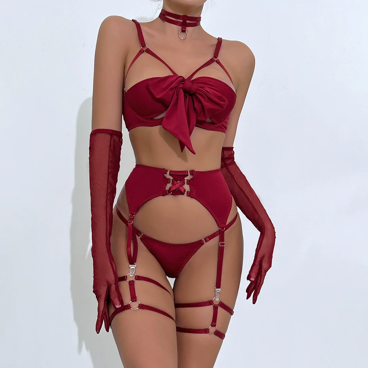 Hot Sexy Hollow Lingerie for Women Crotchless Anime Cosplay Bondage Uniform Erotic Maid Underwear Role Play Costumes Outfit Set
Hot Sexy Hollow Lingerie for Women Crotchless Anime Cosplay Bondage Uniform Erotic Maid Underwear Role Play Costumes Outfit Set