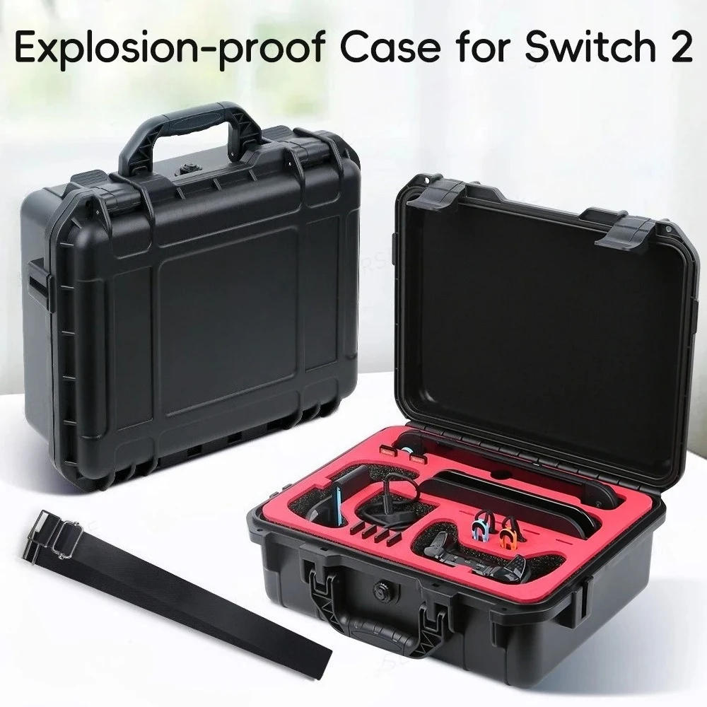 New Travel Carrying Case for Switch 2 Shockproof Storage Bag Explosion-proof Cover Compatible Nintendo Switch 2 Game Accessories
New Travel Carrying Case for Switch 2 Shockproof Storage Bag Explosion-proof Cover Compatible Nintendo Switch 2 Game Accessories