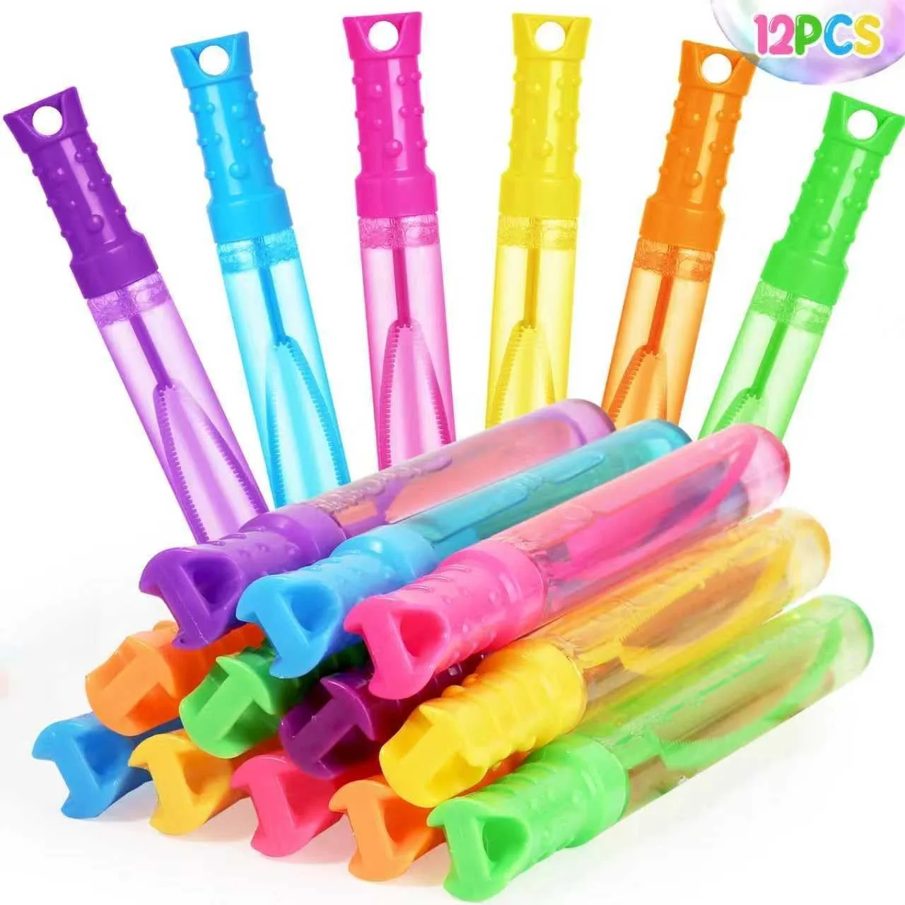 12 Pcs Bubble Wands Bulk in 6 Colors for Kids Party Favors Summer Outdoor Indoor Activity Birthday Wedding
12 Pcs Bubble Wands Bulk in 6 Colors for Kids Party Favors Summer Outdoor Indoor Activity Birthday Wedding