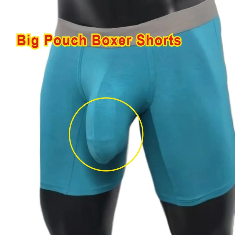 Men Big U-Pouch Modal Long Boxers with Double Inner Layer Design Sporty Anti-wear Thigh Panties Breathable Workout Underwear
Men Big U-Pouch Modal Long Boxers with Double Inner Layer Design Sporty Anti-wear Thigh Panties Breathable Workout Underwear