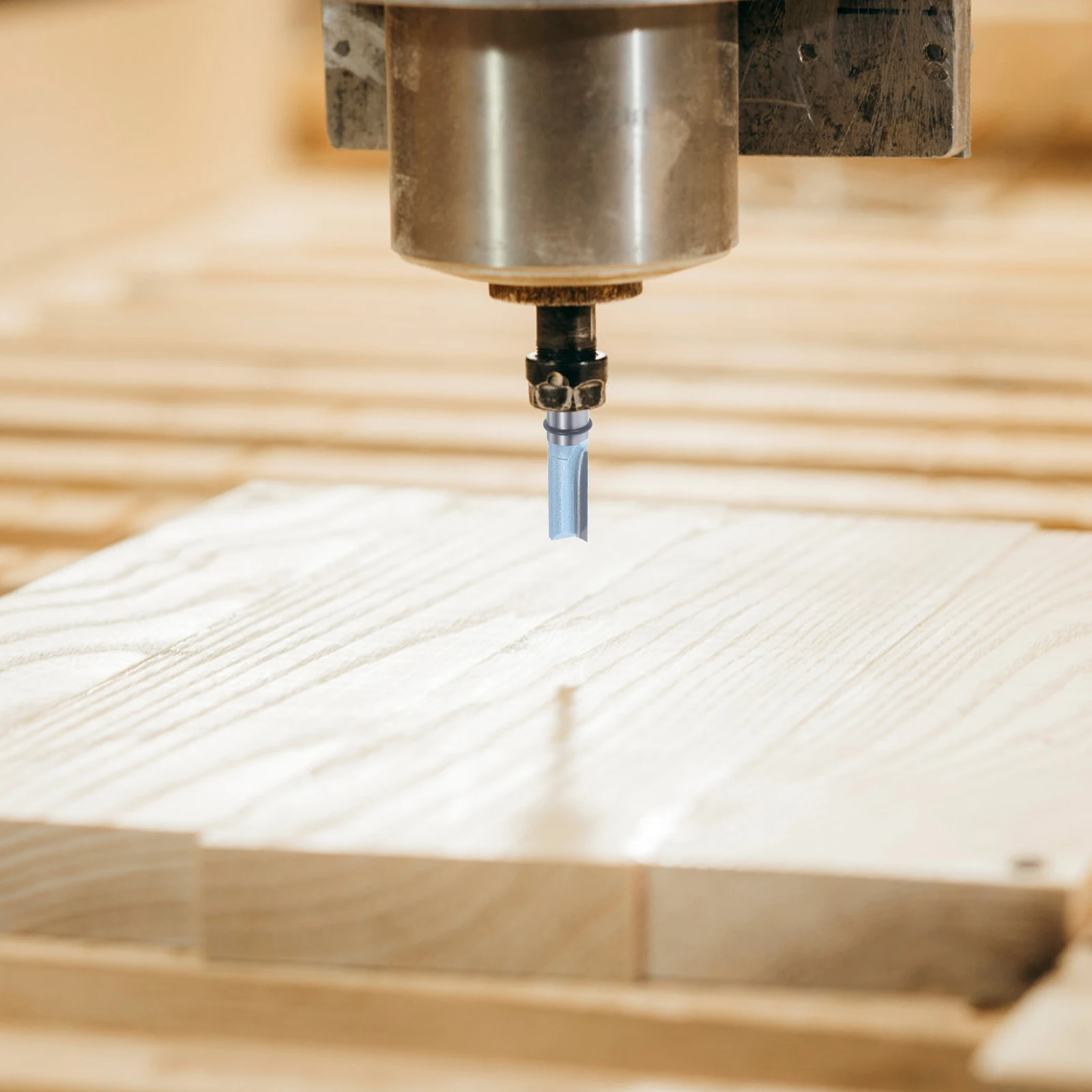 Straight 1/2 Inch Shank Double Flute Router Bit 2 Inch Cut Length Milling for Plywood Groove Hollow Flush Trim Bits
Straight 1/2 Inch Shank Double Flute Router Bit 2 Inch Cut Length Milling for Plywood Groove Hollow Flush Trim Bits