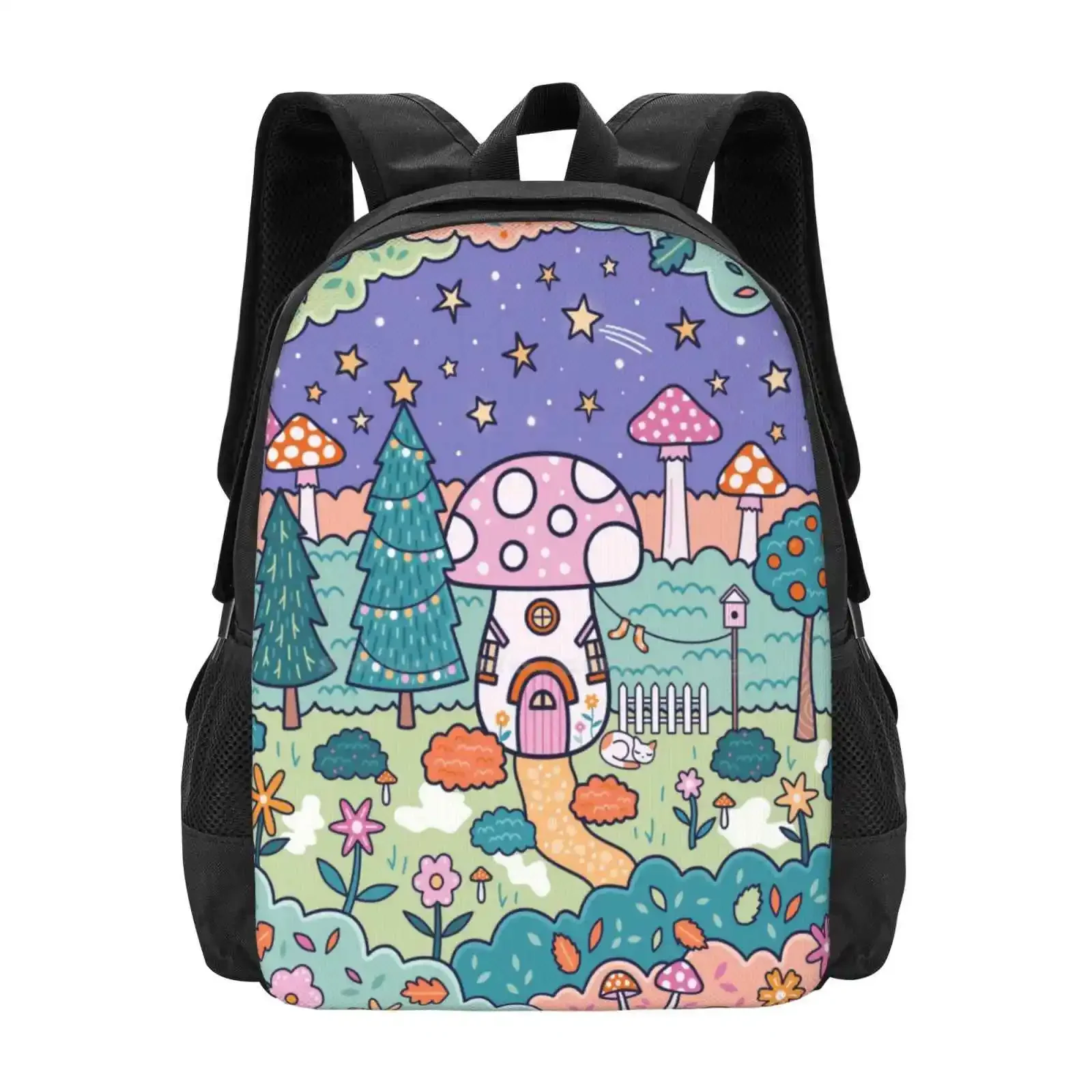 Mushroom Cottage Hot Sale Schoolbag Backpack Fashion Bags Mushroom Cottagecore Home Woodland Stars Winter Autumn Christmas
Mushroom Cottage Hot Sale Schoolbag Backpack Fashion Bags Mushroom Cottagecore Home Woodland Stars Winter Autumn Christmas
