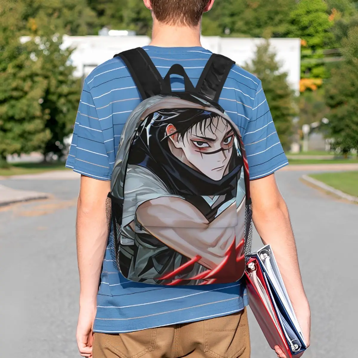 Choso Kamo Jujutsu Kaisen Anime Backpack Student BookBag Children School Bag Computer Shoulder Bags for Boys Girls
Choso Kamo Jujutsu Kaisen Anime Backpack Student BookBag Children School Bag Computer Shoulder Bags for Boys Girls
