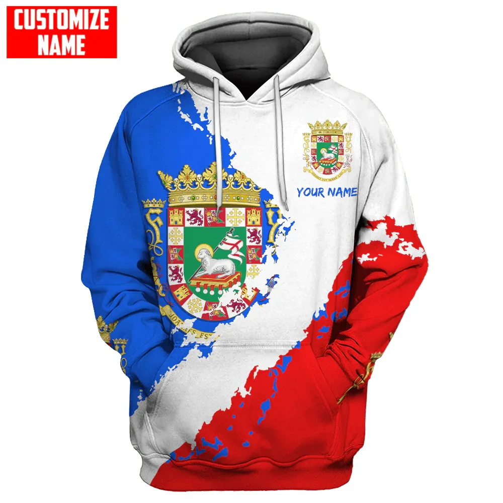 PLstar Cosmos Customize Name Puerto Rico 3D All Over Printed Mens Hoodie Unisex Casual Jacket zip hoodies sudadera hombre MT-60
PLstar Cosmos Customize Name Puerto Rico 3D All Over Printed Mens Hoodie Unisex Casual Jacket zip hoodies sudadera hombre MT-60