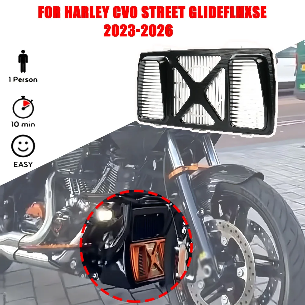 For Harley M8 Touring Street Glide Road Glide 2024-2026 Motorcycle Radiator Guard Oil Cooler Grille Cover CNC Aluminum Protector
For Harley M8 Touring Street Glide Road Glide 2024-2026 Motorcycle Radiator Guard Oil Cooler Grille Cover CNC Aluminum Protector