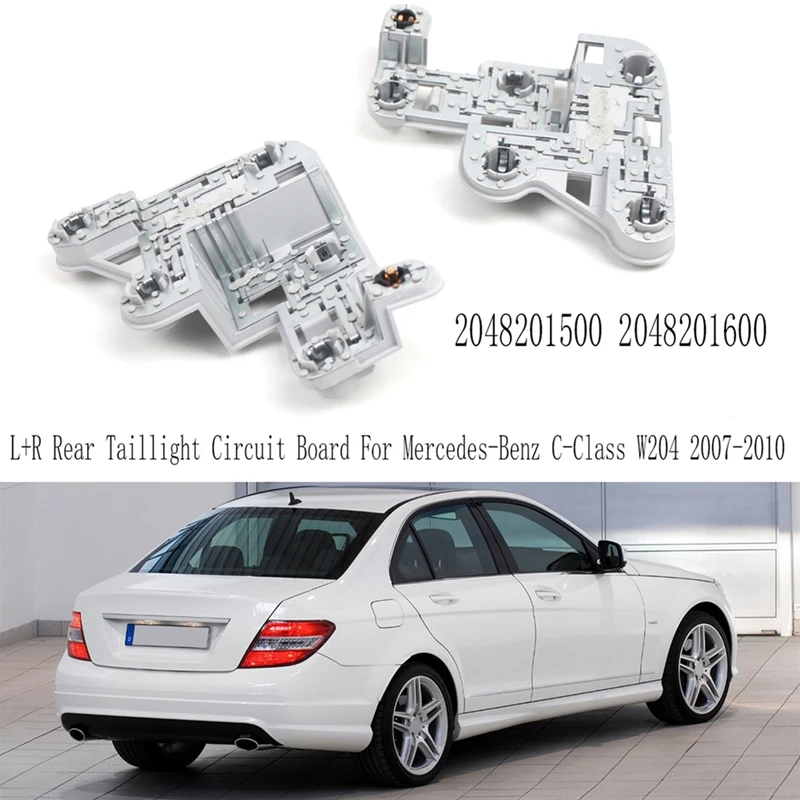 L+R Rear Taillight Circuit Board Lamp Holder Socket For Mercedes-Benz C-Class W204 2007-2010 2048201500 2048201600
L+R Rear Taillight Circuit Board Lamp Holder Socket For Mercedes-Benz C-Class W204 2007-2010 2048201500 2048201600
