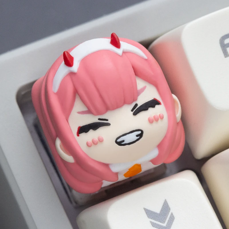 Колпачки для ключей Zero Two Resin ручной работы аниме 3D колпачки для ключей персонализированные милые Мультяшные колпачки для механической клавиатуры подарки девушкам
Колпачки для ключей Zero Two Resin ручной работы аниме 3D колпачки для ключей персонализированные милые Мультяшные колпачки для механической клавиатуры подарки девушкам