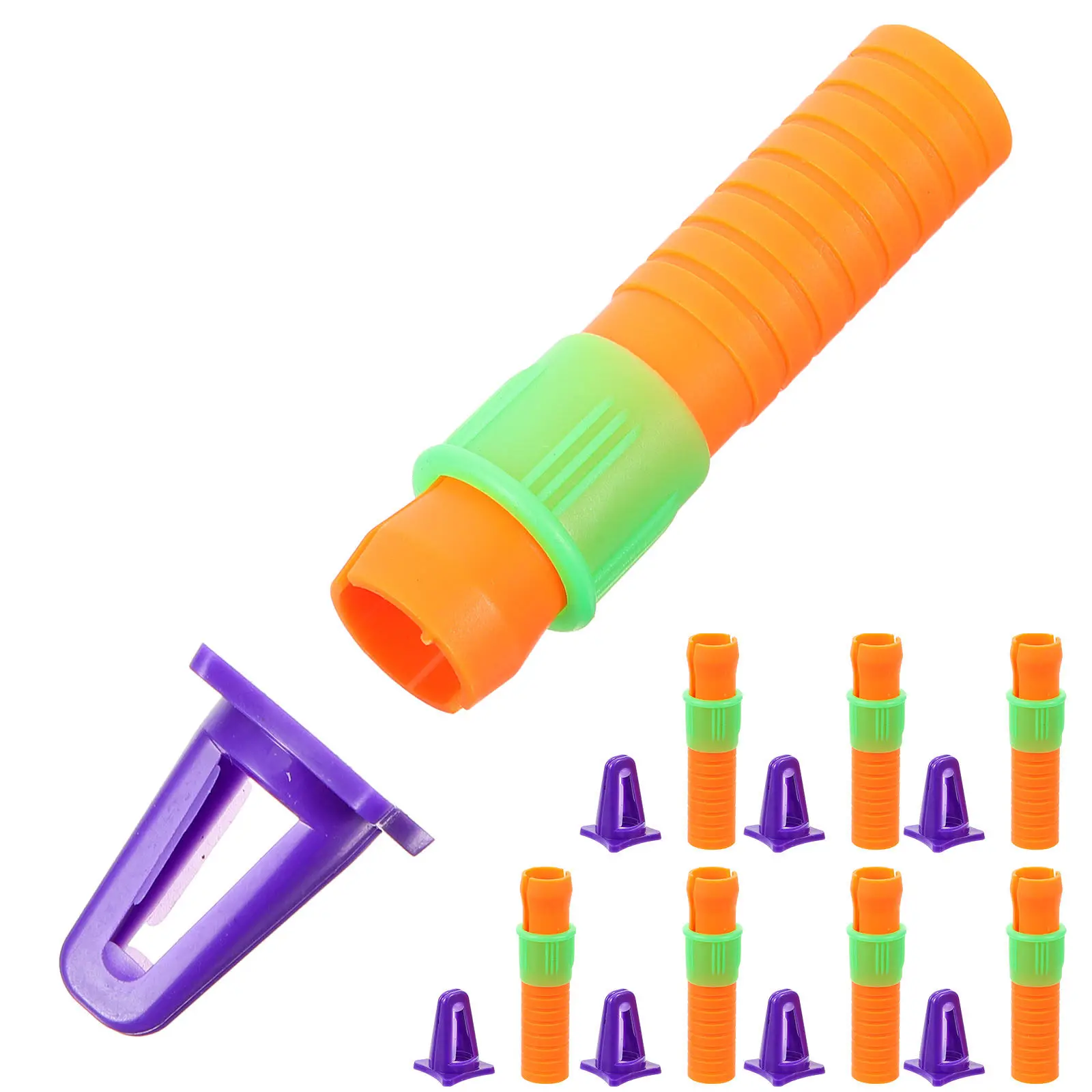 20Pcs Crayon Extender Plastic Oil Pen Holder Portable Comfortable Grip Crayon Lengthener for Artists Pencil Extender for Artists
20Pcs Crayon Extender Plastic Oil Pen Holder Portable Comfortable Grip Crayon Lengthener for Artists Pencil Extender for Artists