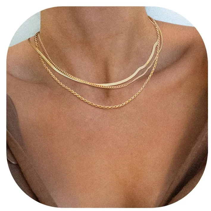 herringbone necklace Zircon Necklaces for Women Girls Stainless Steel Jewelry Accessories Gifts for Lover
herringbone necklace Zircon Necklaces for Women Girls Stainless Steel Jewelry Accessories Gifts for Lover