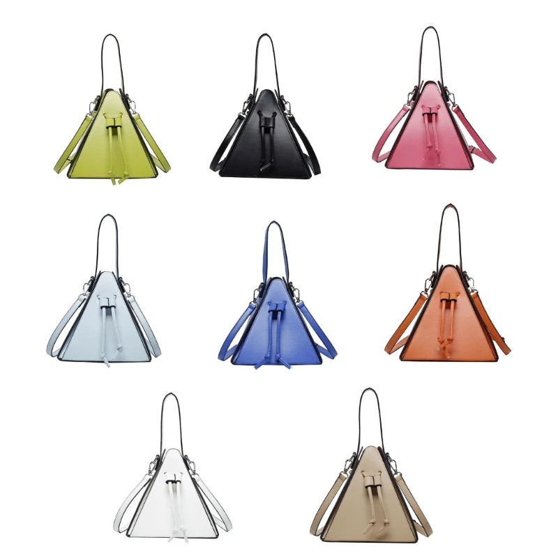 Stylish Triangle Shape Shoulder Bag Women Small Solid Color PU Leather Crossbody Bag Female Daily Casual All-match Handbag
Stylish Triangle Shape Shoulder Bag Women Small Solid Color PU Leather Crossbody Bag Female Daily Casual All-match Handbag
