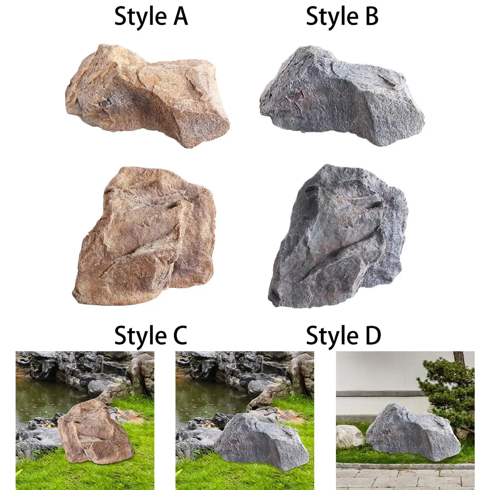 Artificial Rock PU Lightweight Natural Texture for Yard Aquarium Garden
Artificial Rock PU Lightweight Natural Texture for Yard Aquarium Garden