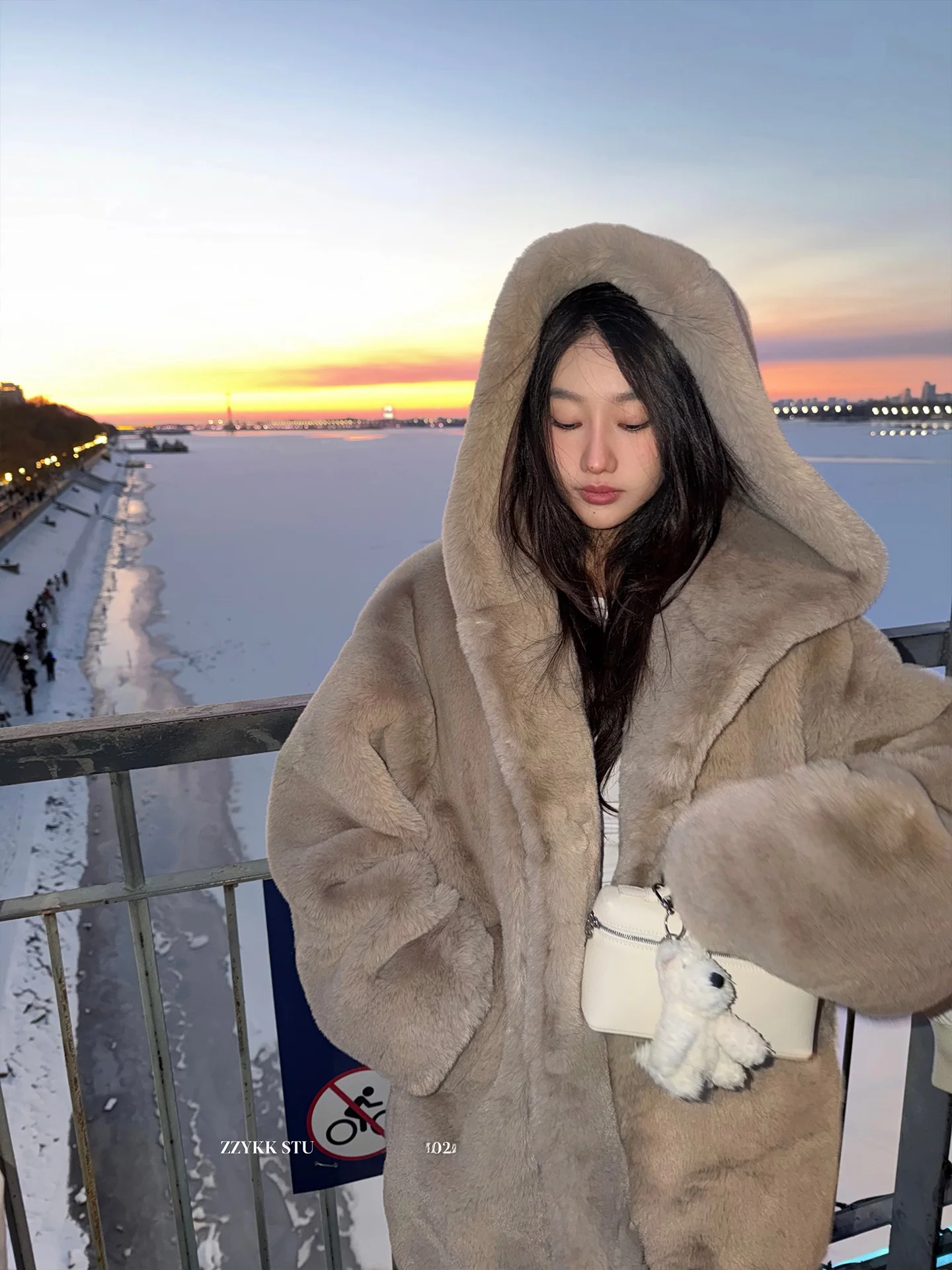 Zzykk Snowscape Winter Thiened Warmth Women's Loose Fit Hooded Fur Coat Casual Sle Long Sve Polyester Inner Liner
Zzykk Snowscape Winter Thiened Warmth Women's Loose Fit Hooded Fur Coat Casual Sle Long Sve Polyester Inner Liner