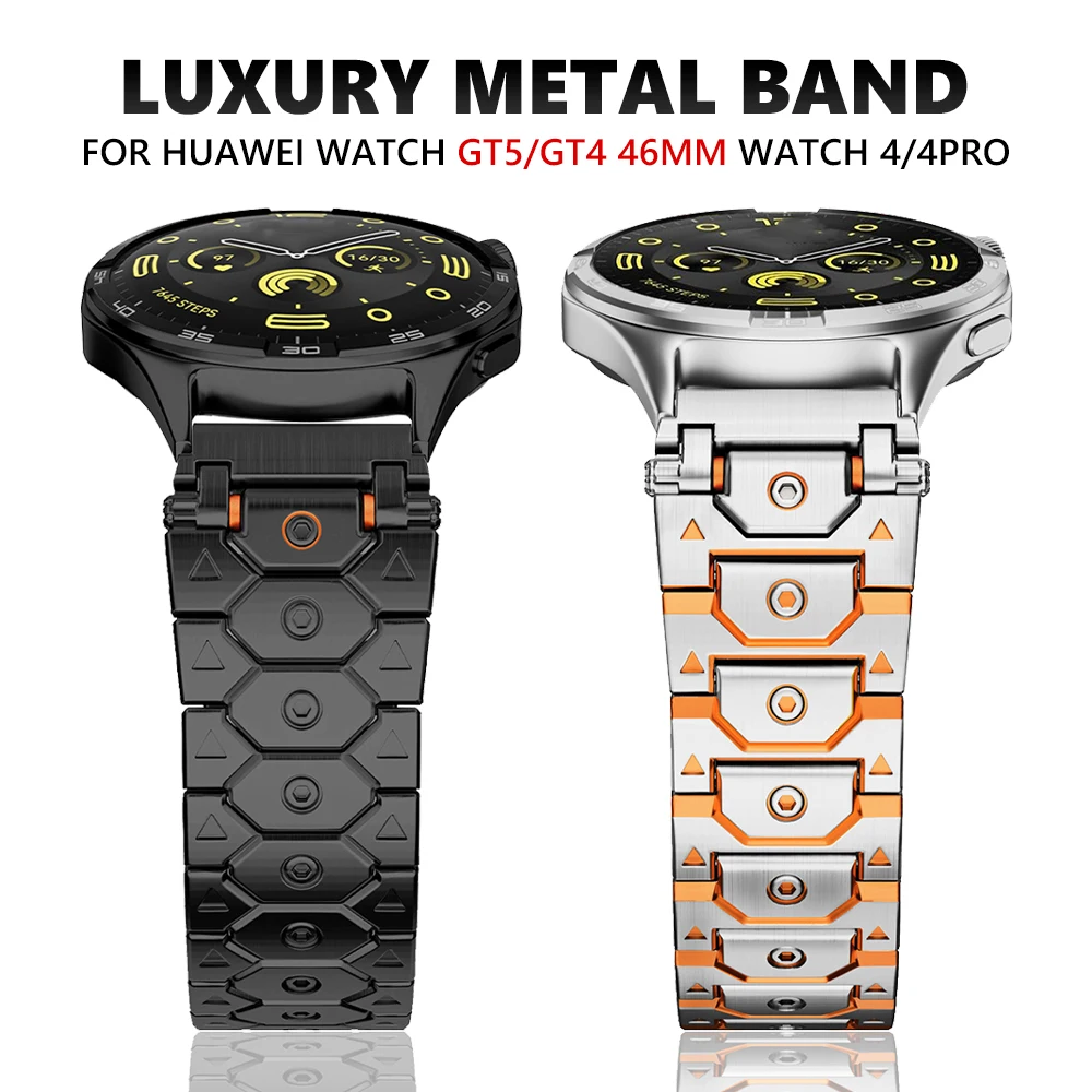 Роскошный браслет из нержавеющей стали 20 мм 22 мм для Huawei Watch GT5/GT 4 46 мм, ремешок для Samsung Galaxy 7/6/5 40 мм 44 мм 6 Classic Band
Роскошный браслет из нержавеющей стали 20 мм 22 мм для Huawei Watch GT5/GT 4 46 мм, ремешок для Samsung Galaxy 7/6/5 40 мм 44 мм 6 Classic Band