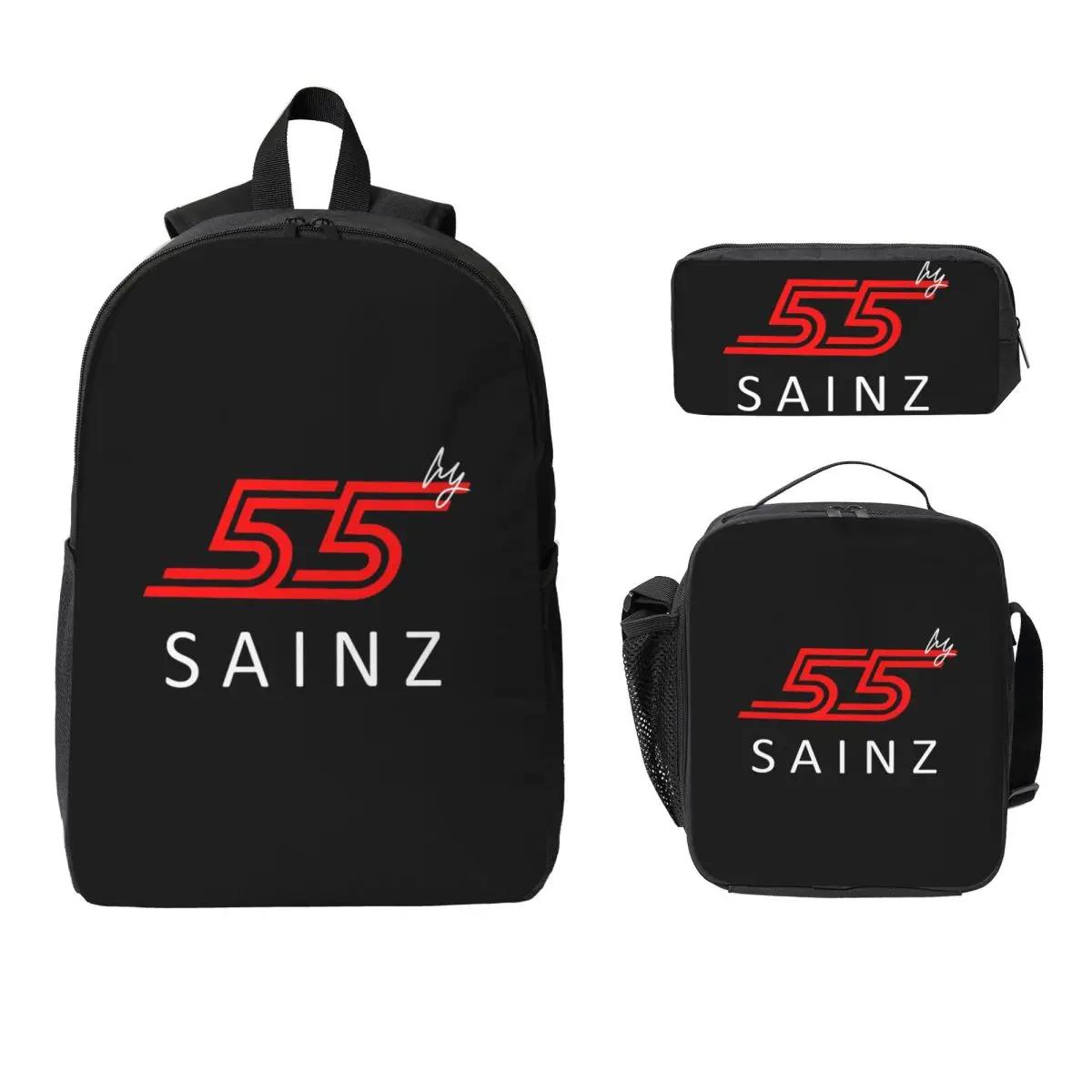 Carlos Sainz Jr F1 Signature Graphic - Dark Backpack Student Boys Girls BookBag School Bag 3ps Insulated Lunch Bag Pencil Case
Carlos Sainz Jr F1 Signature Graphic - Dark Backpack Student Boys Girls BookBag School Bag 3ps Insulated Lunch Bag Pencil Case