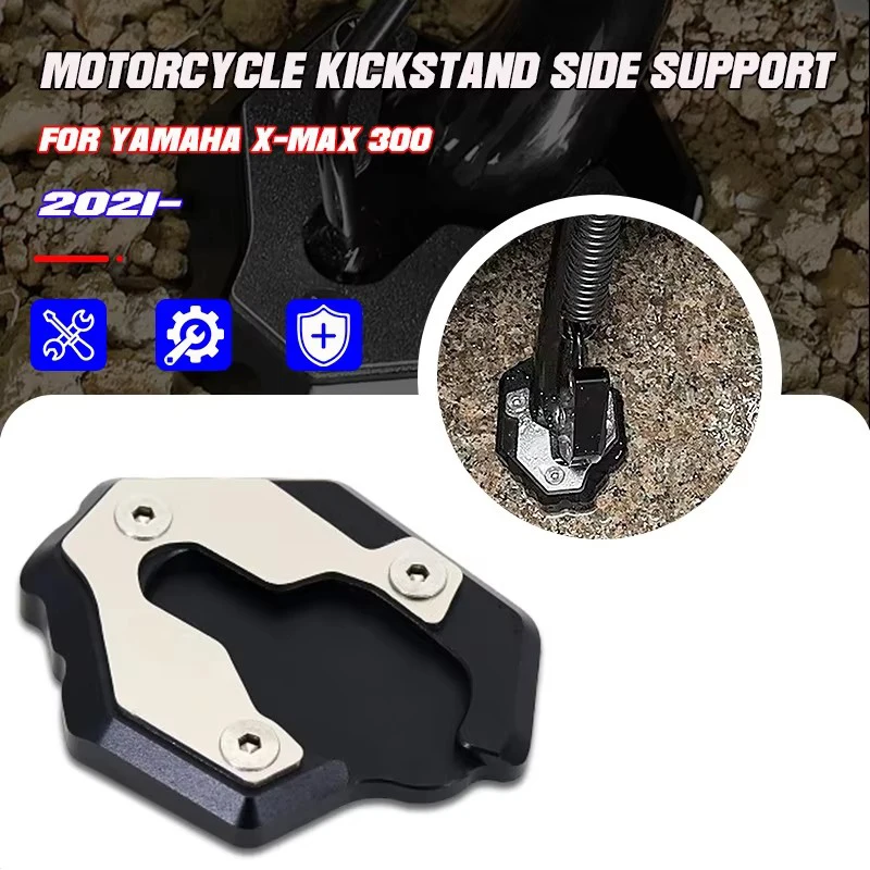 For Yamaha XMAX X-MAX 300 XMAX300 2021 2022 New Motorcycles Foot Pad Base Side Stand Support Extension Kickstand Accessories
For Yamaha XMAX X-MAX 300 XMAX300 2021 2022 New Motorcycles Foot Pad Base Side Stand Support Extension Kickstand Accessories
