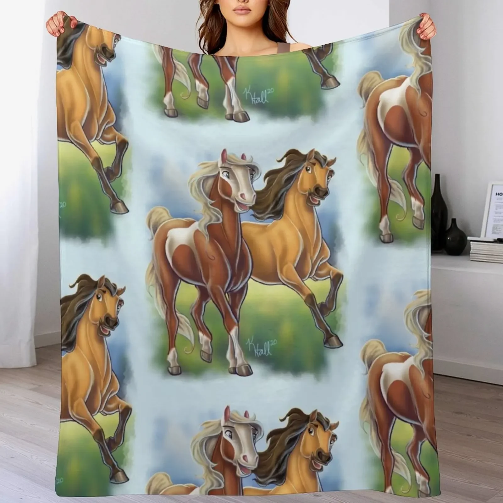 Spirit and Rain Throw Blanket Soft Sherpa Fleece Warm Blanket for Winter
Spirit and Rain Throw Blanket Soft Sherpa Fleece Warm Blanket for Winter