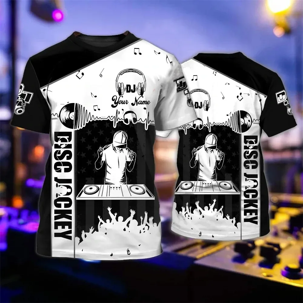 DJ Rock Music T-shirt For Men Leisure O-neck Short Sleeve Tees Fashion Hip Hop Harajuku Oversized T Shirt Customizable Clothing
DJ Rock Music T-shirt For Men Leisure O-neck Short Sleeve Tees Fashion Hip Hop Harajuku Oversized T Shirt Customizable Clothing