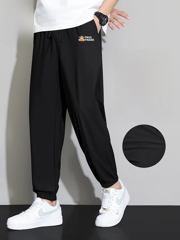 Мужские летние брюки из ледяного шелка со средней посадкой, модные, городские, элегантные, высокоэластичные, быстросохнущие, дышащие, повседневные
Мужские летние брюки из ледяного шелка со средней посадкой, модные, городские, элегантные, высокоэластичные, быстросохнущие, дышащие, повседневные