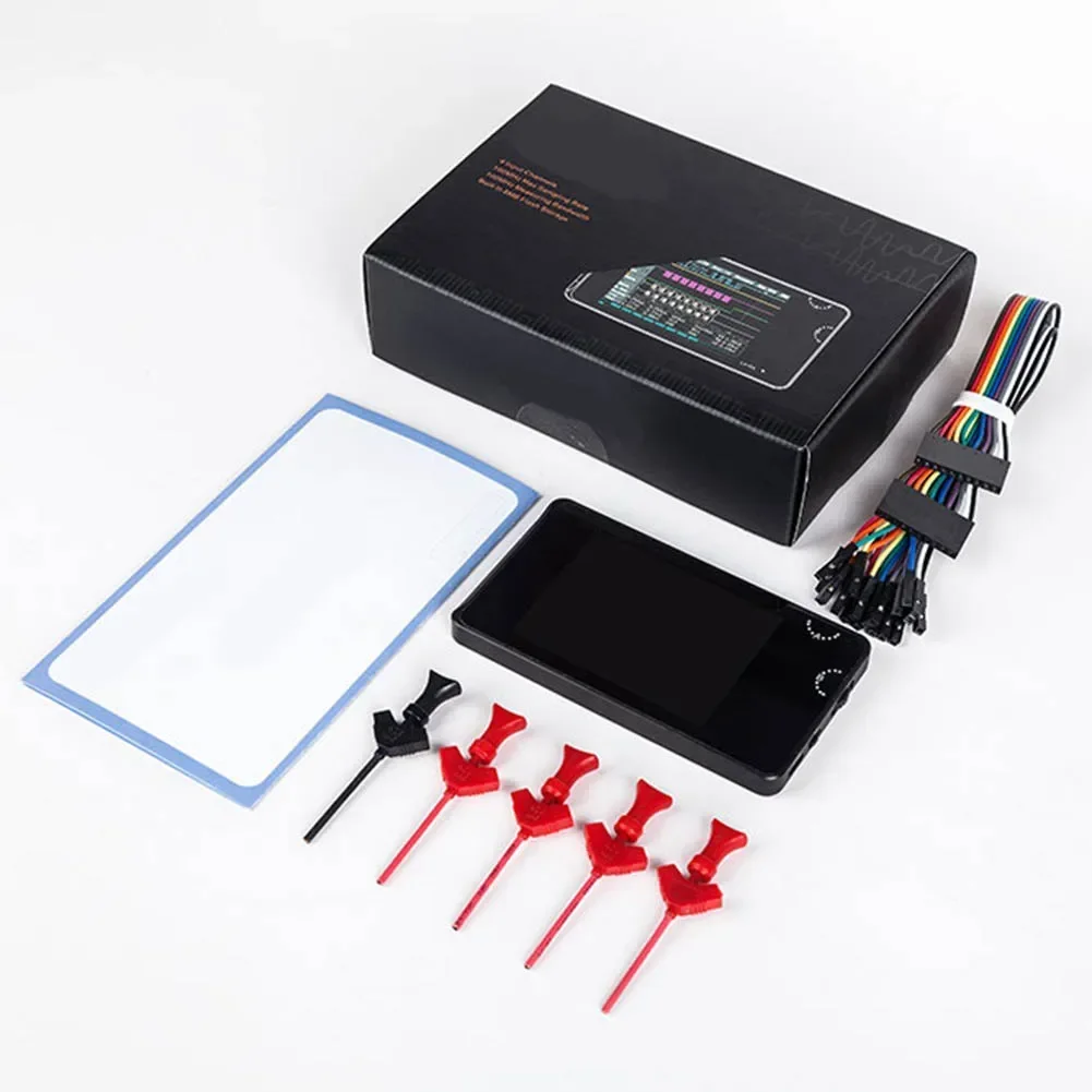 LA104 Logic Analyzer Pocket Size Handheld SPI I2C UART 100Msa/S Sampling Rate High Data Acquisition Rate Data Management
LA104 Logic Analyzer Pocket Size Handheld SPI I2C UART 100Msa/S Sampling Rate High Data Acquisition Rate Data Management